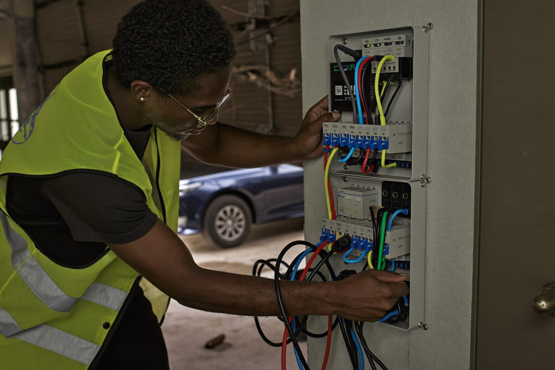 Kruger Electrical at work
